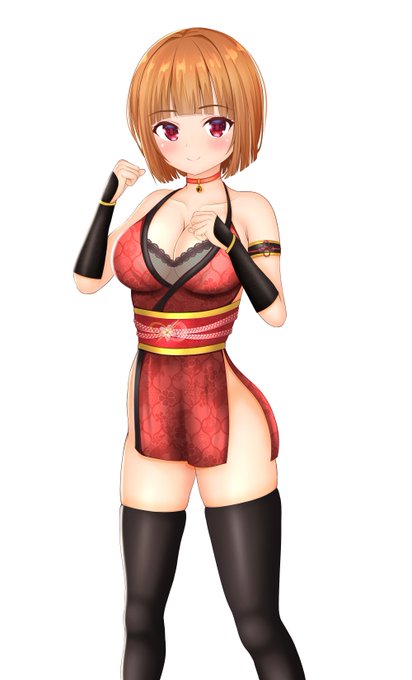 去年の10月頃に作成した、くのいちヒロインを修正しました(*'ω'*)
before→after 