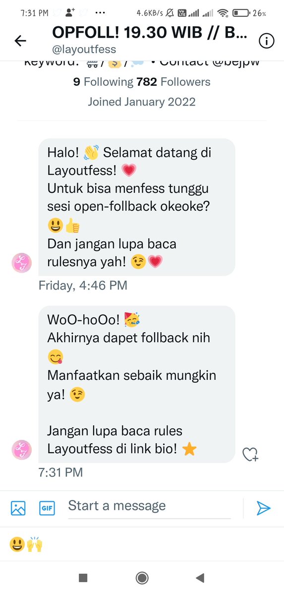 Wtp wtp wtp uda di fb hehe. Makasi ka admin 🥺💗<a href="/layoutfess/">LEOTFESS 🎀</a>