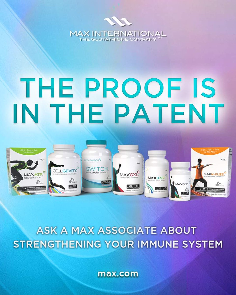 TheAfricanPen's tweet photo. Some of products offered by max are 

1.Max 357-Arctic Cod Omega Blend
2.Cellgevity-Advanced Riboceine Technology

#MaxInKenya
Max Market Launch https://t.co/sALj9zjhDz
