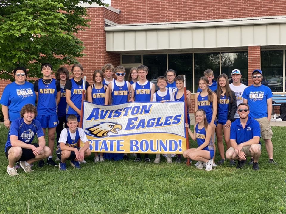 AvistonEagles's tweet photo. Send off Saturday!! Today we are excited to send off our AGS Track Team as they compete at Herrin High School in the Class S State Track Meet!💙💛 #AGSProud #EaglePride https://t.co/GR3n7o3VdF