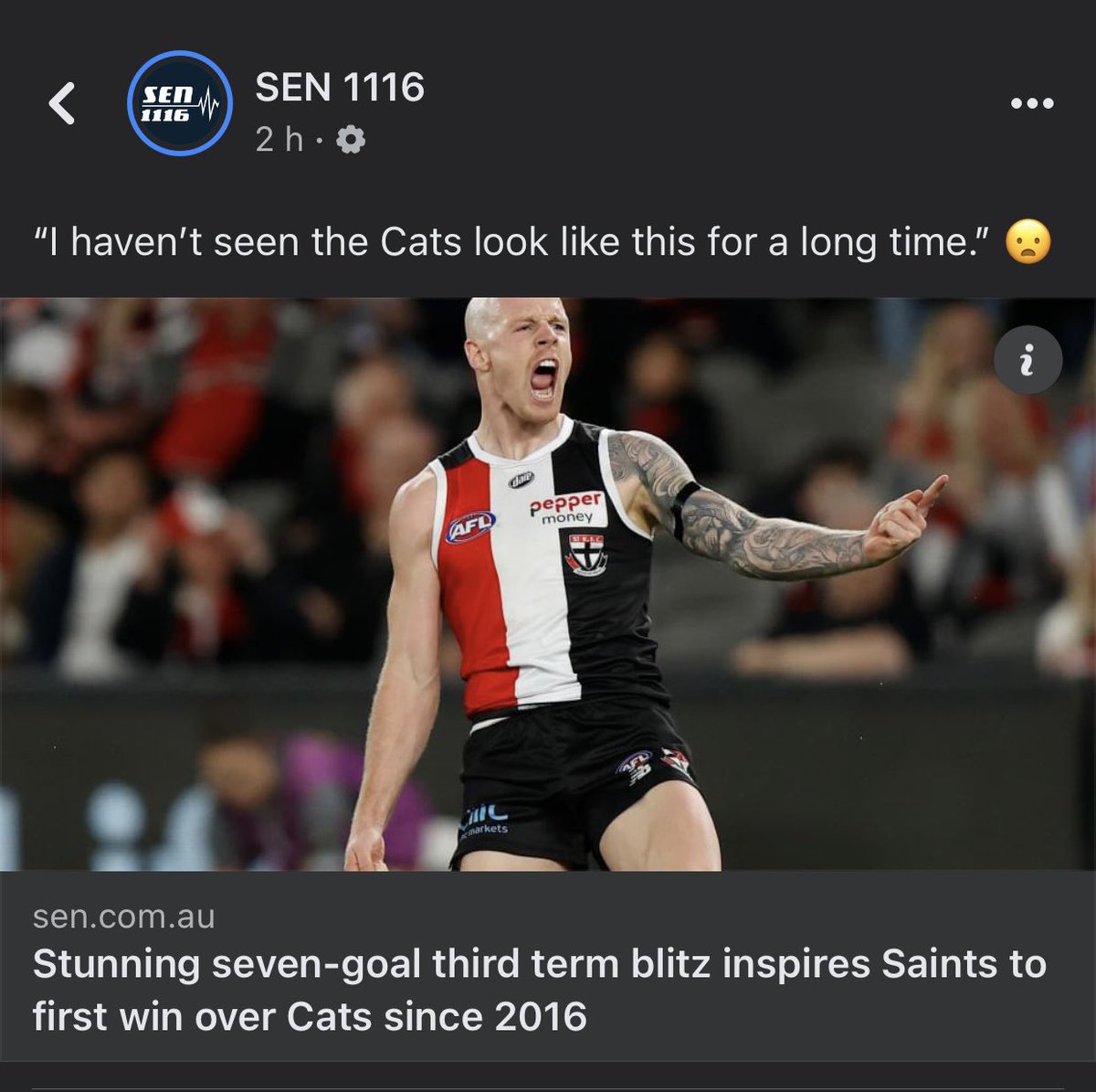 WTay93's tweet photo. @Adamcooney17 @1116sen  did you not watch the 2021 Prelim Final? Was only 10 games ago. Or even Round 23 2021? https://t.co/0WncV2DF5C