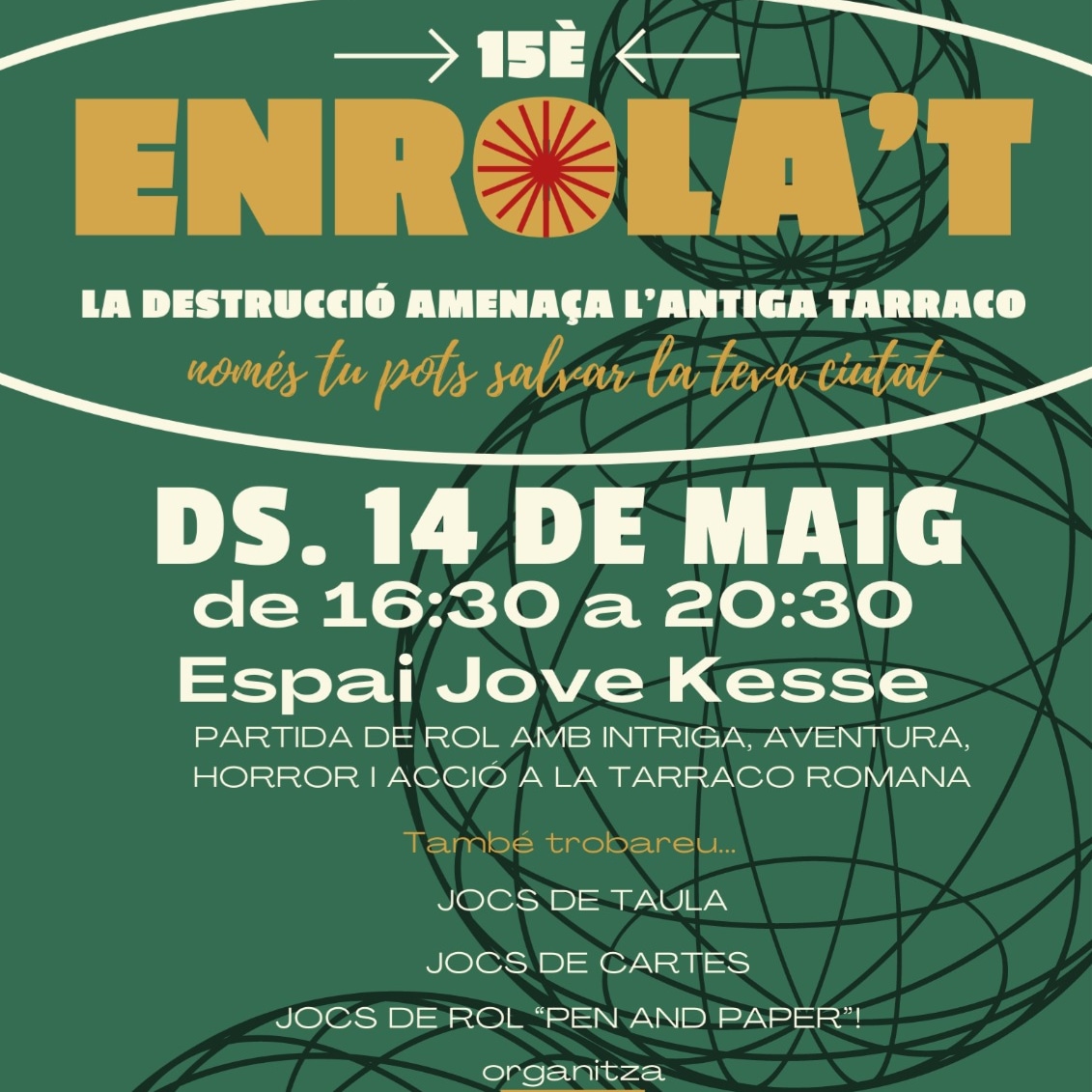 Aquesta tarde serem al kesse.