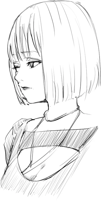 今日はこの人模写してました 