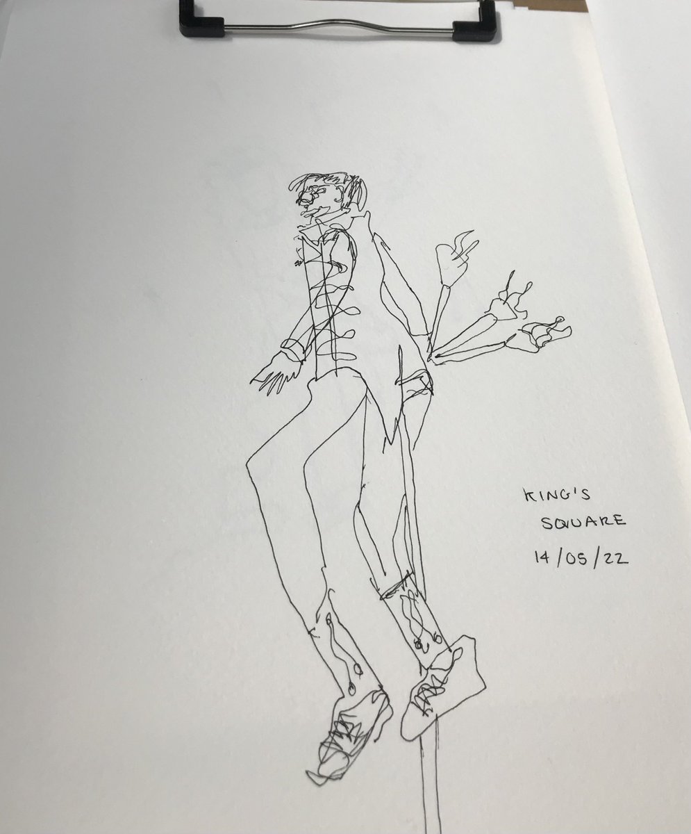 kingssquareyork's tweet photo. Some people from Yorkโs annual music and illustration festival - Drawsome! popped by the square and drew some pictures today. #drawsome #art #york #streetperforming https://t.co/NiboO4hh9Y