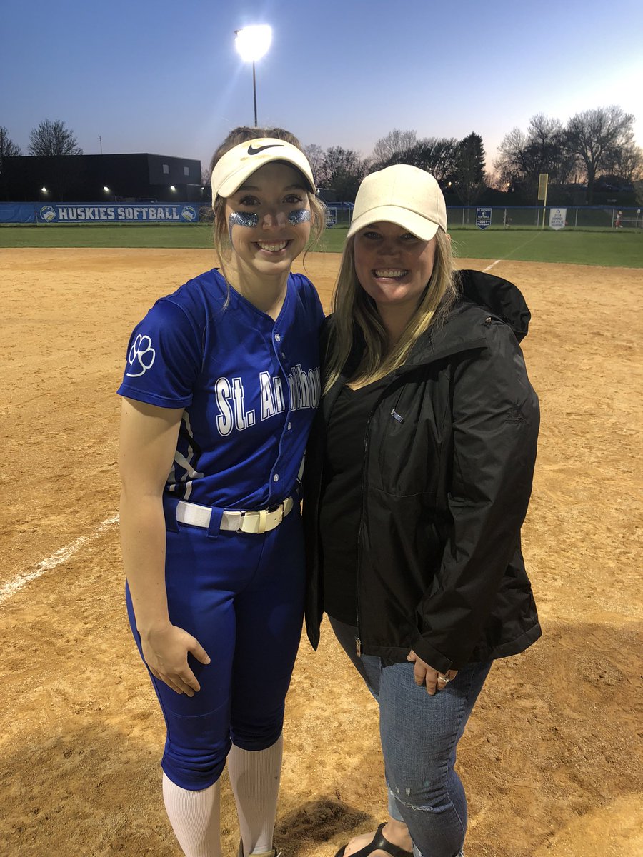 Cheering on a former student (from my very 1st class) in STA. A beautiful night at an amazing complex. Stands packed, cheering on this team! Mental health awareness night, too. Thanks  <a href="/SAVHSActivities/">SAVHS Activities</a> always leading the way &amp; making former teachers/coaches feel at home.