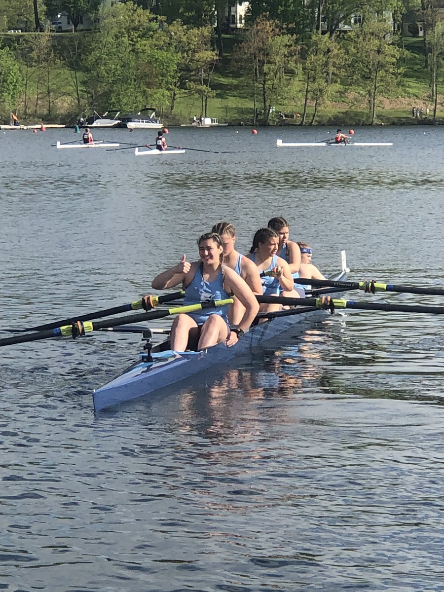 HuddleupBoys's tweet photo. We are on the water! Boys 1x and our two Girls Varsity 4s+, great to be back in Saratoga, let’s go Mounties! #MountiePride @Suff_Crew @SuffernSports @nysrowing https://t.co/ZnR0T2nluG