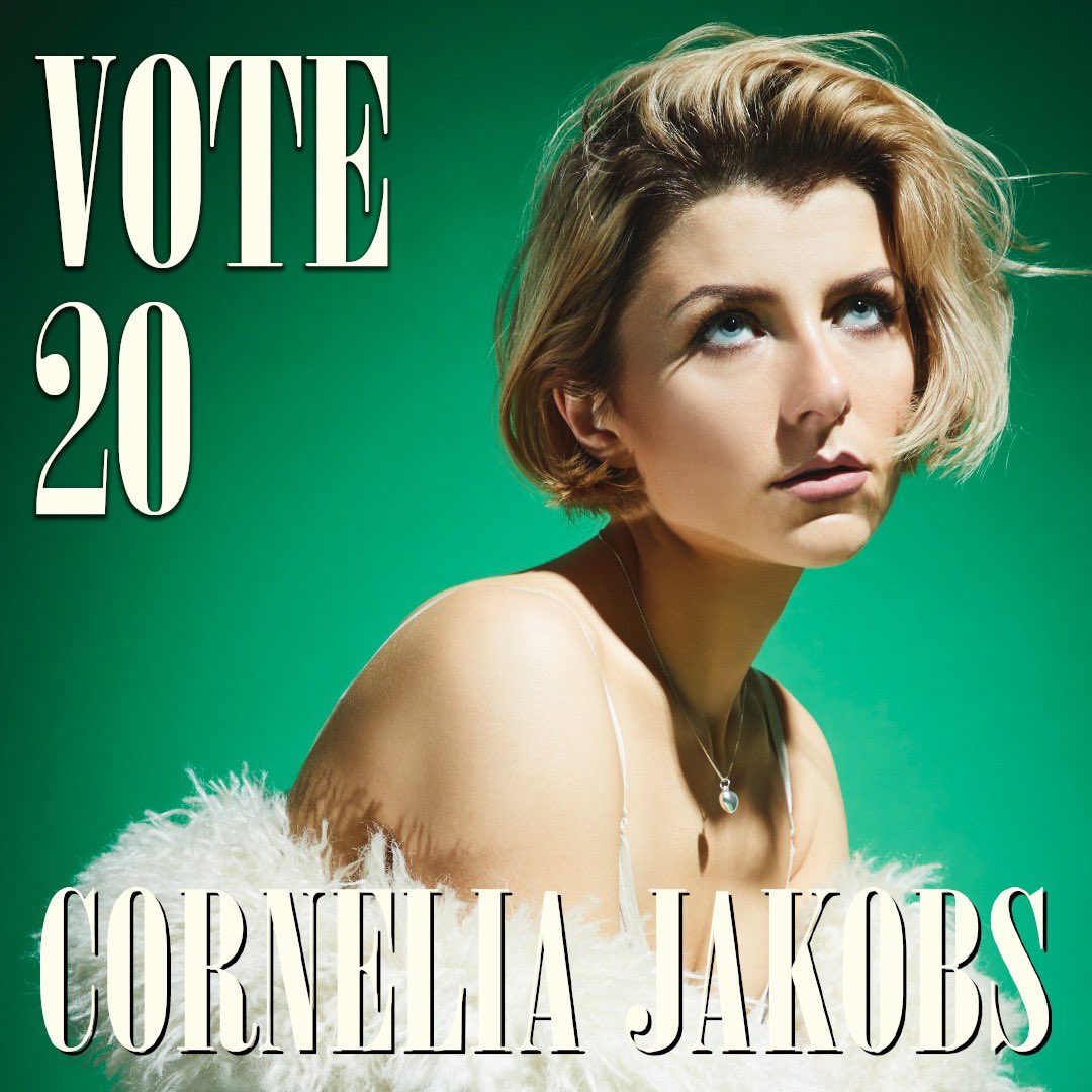 melfest_en's tweet image. If you want to support Cornelia tonight, vote 20💚💚💚 #esc2022