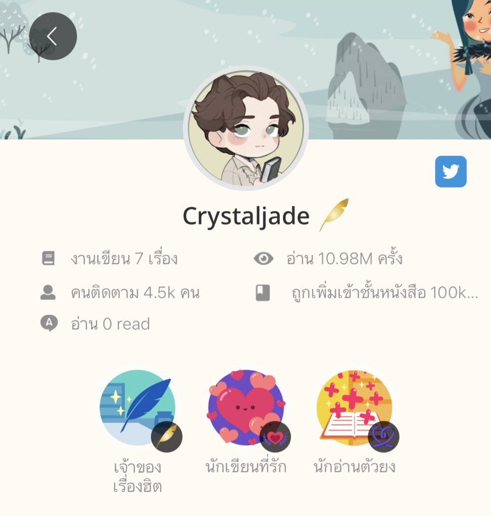 Crystaljadeed's tweet photo. อะแฮ่ม สวัสดีคับกระผม Crystaljade เรียกคริสเฉยๆกะดั้ย ผลงานมีไม่มากแต่รับรองว่าสนุกทุกเรื่องแน่น๊อน✨ ตอนนี้กำลังอยู่ในช่วงพักร้อน🏖 อย่าเพิ่งลืมผมนะ ผมขอแวะพักแป๊บนุง🥺 #สบายดีคุณนักเขียน https://t.co/gE58nxmCIC