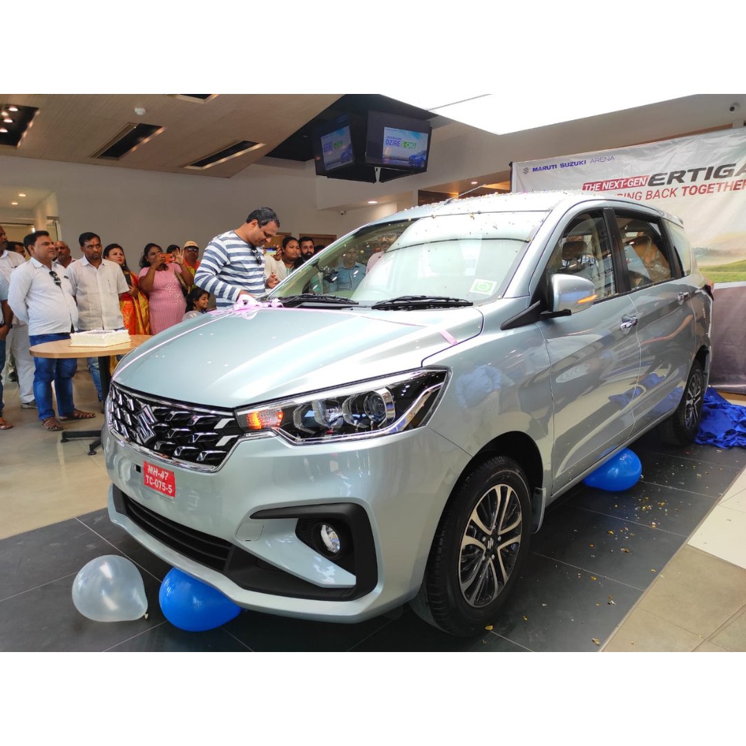 ShivamAutozone's tweet photo. Take a peek at the Launch of The Next-Gen Ertiga 2022 @ Arena Boisar Showroom of Shivam Autozone in Palghar! ππ₯³π₯
#BringBackTogether!
Click: https://t.co/LhacMOycFl
Call @ 96643 93939
#TheNextGenErtiga #MarutiSuzukiErtiga #facelift #newcar #carlaunch #carevent #unveiling https://t.co/6Giq8KtI4f