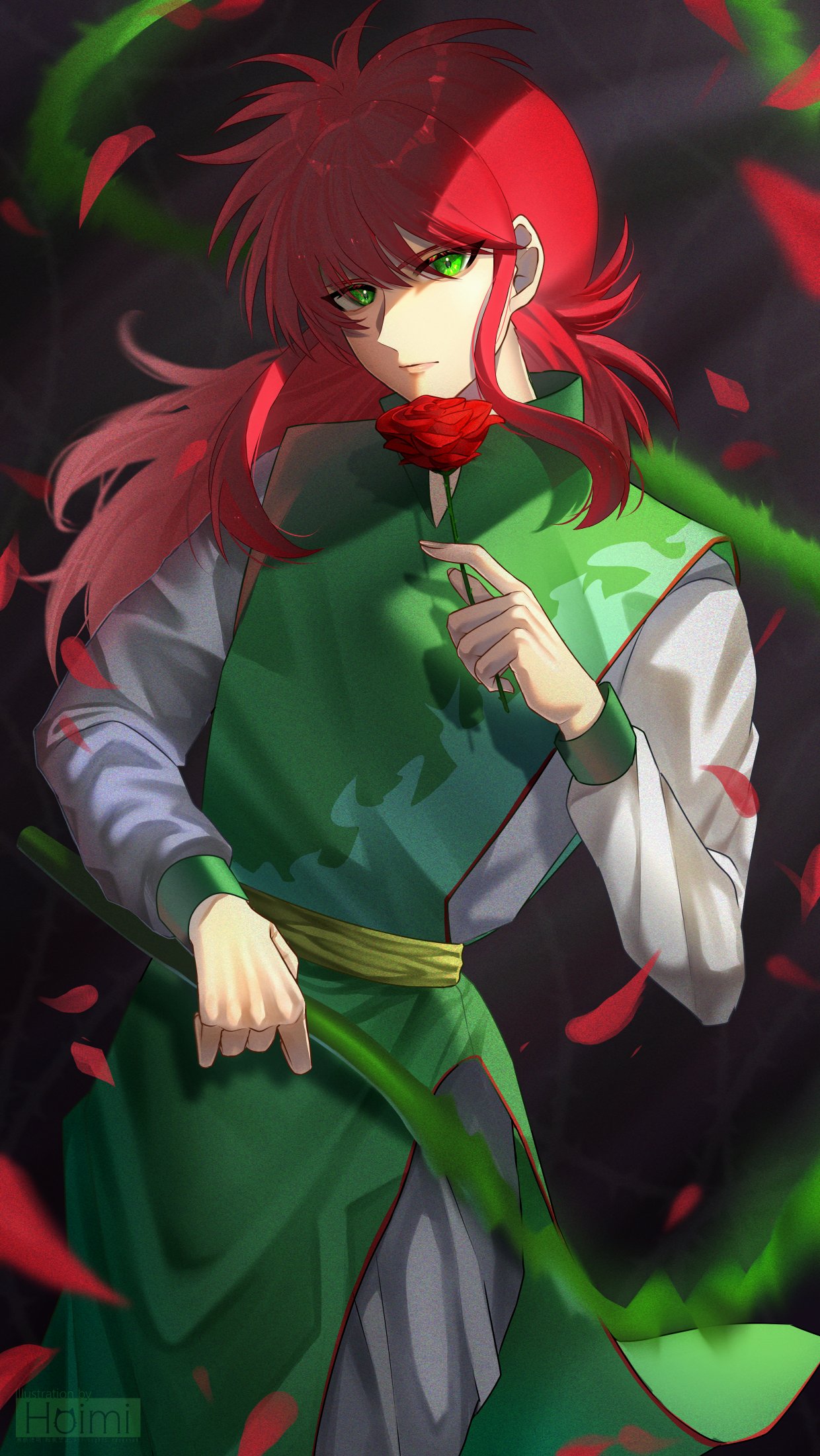 成瀬 Rt Hoimi Illust 蔵馬 幽遊白書 Yyh 蔵馬 イラスト T Co Ak3pkcyxge Twitter