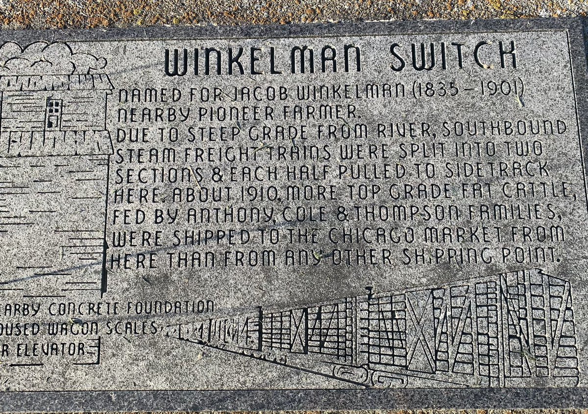 J_Tompsy's tweet photo. First leg of #M2Mrelay down. Finished at Winkleman’s switch which was key to supporting the transport of my ancestors cattle to market. https://t.co/VgPsMJrnoX