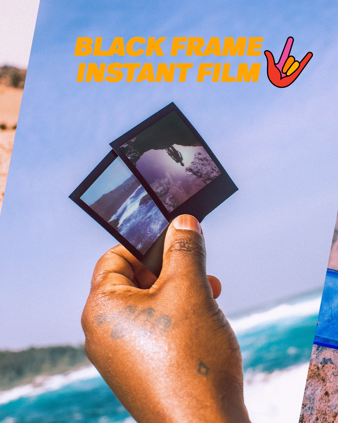 Introducing Polaroid Reclaimed Blue 600 film: no blue dye needed