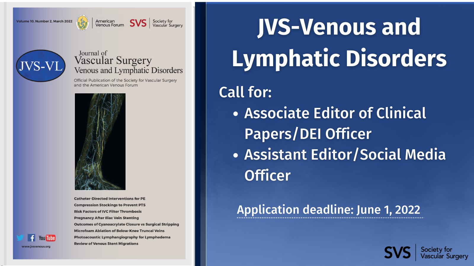 Vascular SVS on Twitter "Rush Bush, MD, EditorinChief of JVSVL