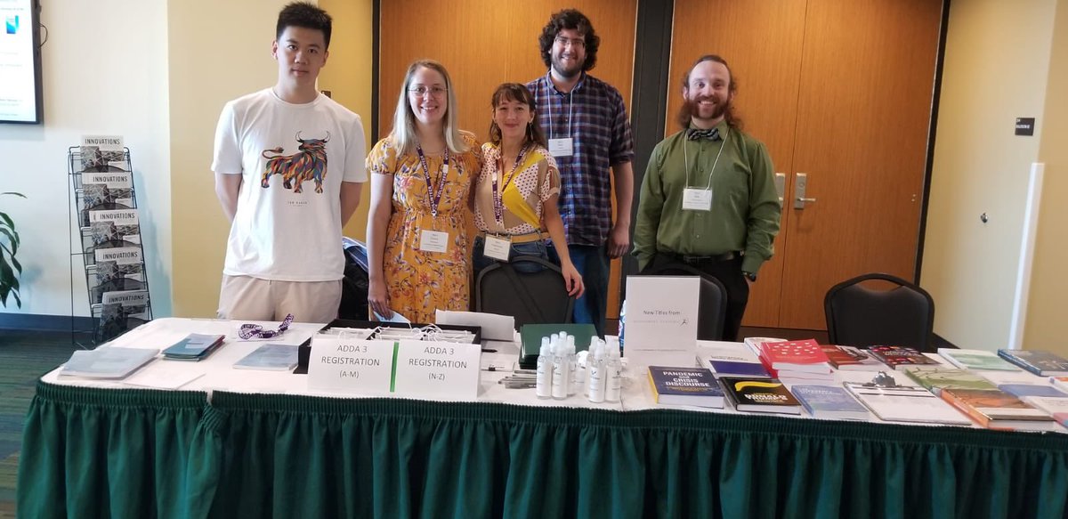 adda3_2022's tweet photo. We are kicking off Day 2 at #ADDA3 in just a few minutes! We are excited to see everyone’s presentations today. Please tag us in any photos you share! 😄 #Conference #discourseanalysis https://t.co/LxTfKVXZyU