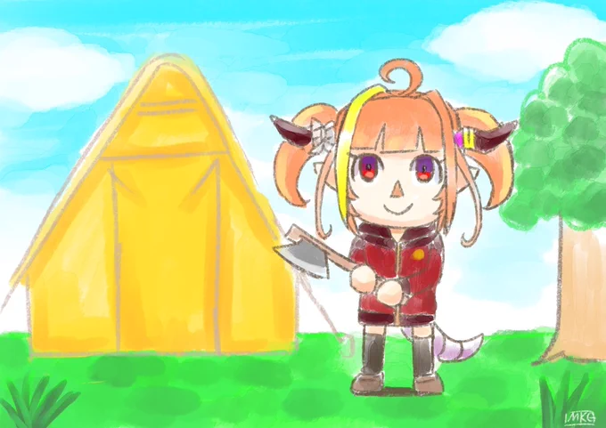1年前のみかじ絵シリーズ #みなさん去年の今頃はどんな絵描いてましたか 