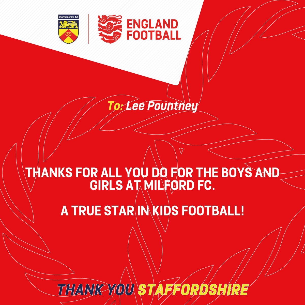 #ThankYouStaffordshire 👏