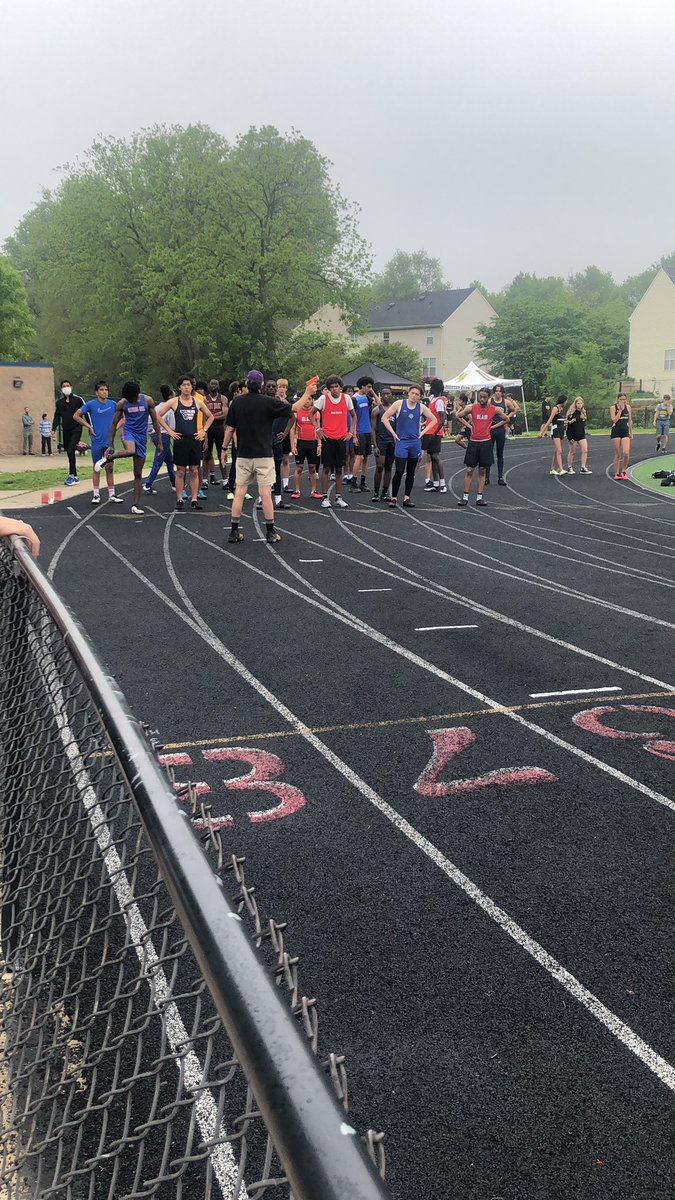 Joebruneel's tweet image. About to kick off a HUGE Track and Field meet here at Einstein High School. 19 MCPS schools are represented here. @titans_rise