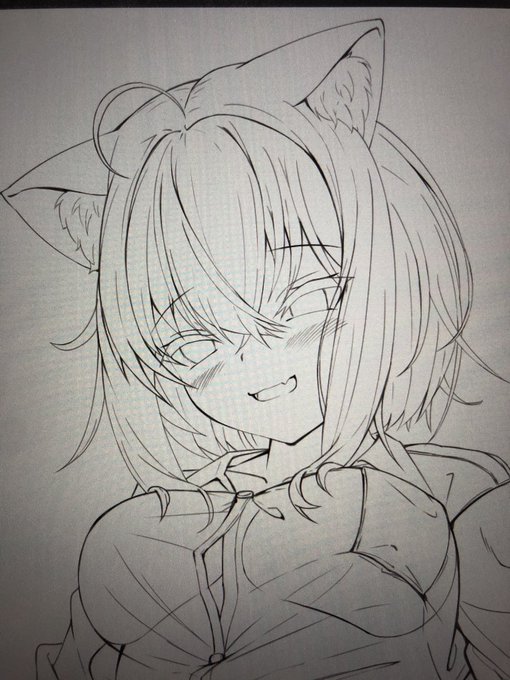 ニョーン、おかゆんのこうゆう顔描くのだーい好き 