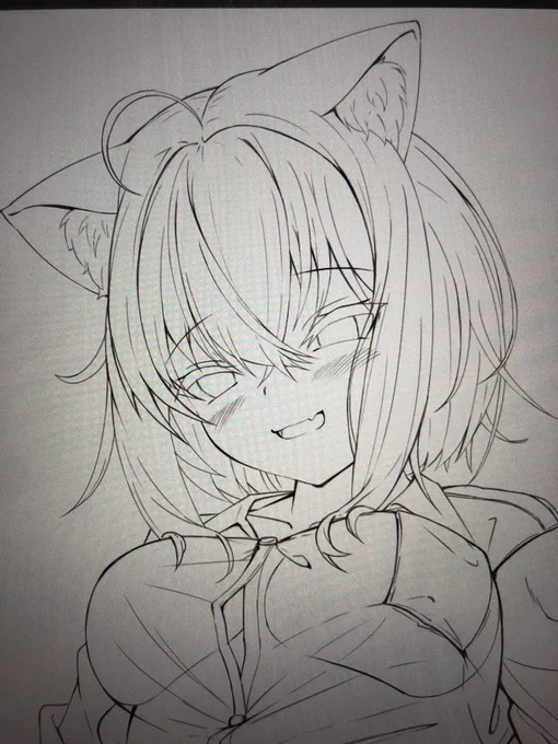 ニョーン、おかゆんのこうゆう顔描くのだーい好き 