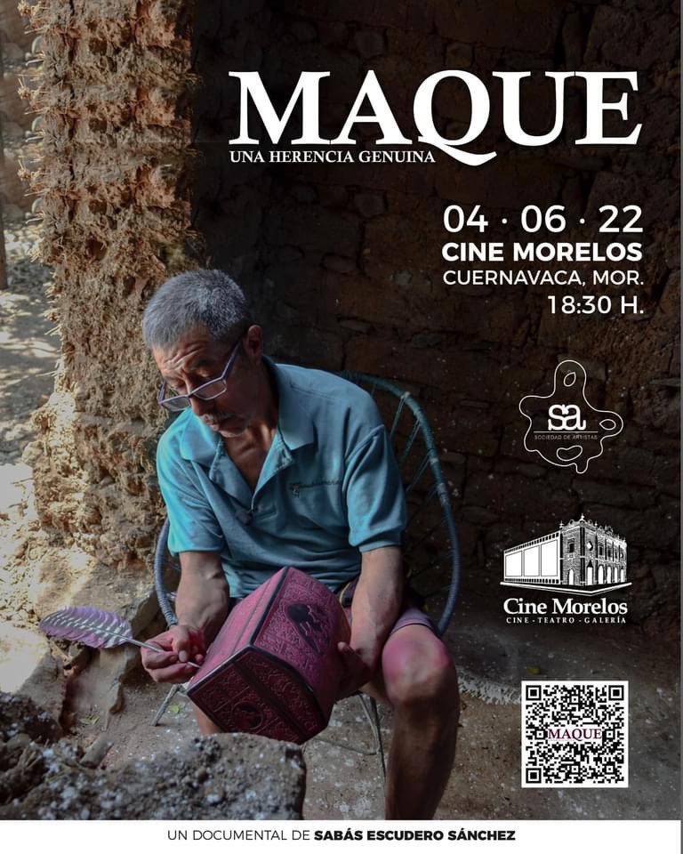 ROSARITOPS's tweet photo. 🤩 tenemos una cita este 4 de Junio, presentación del documental #maque en #Cuernavaca #Morelos mi papá es el protagonista 🥰 #olinala https://t.co/Lk22Evo9zg