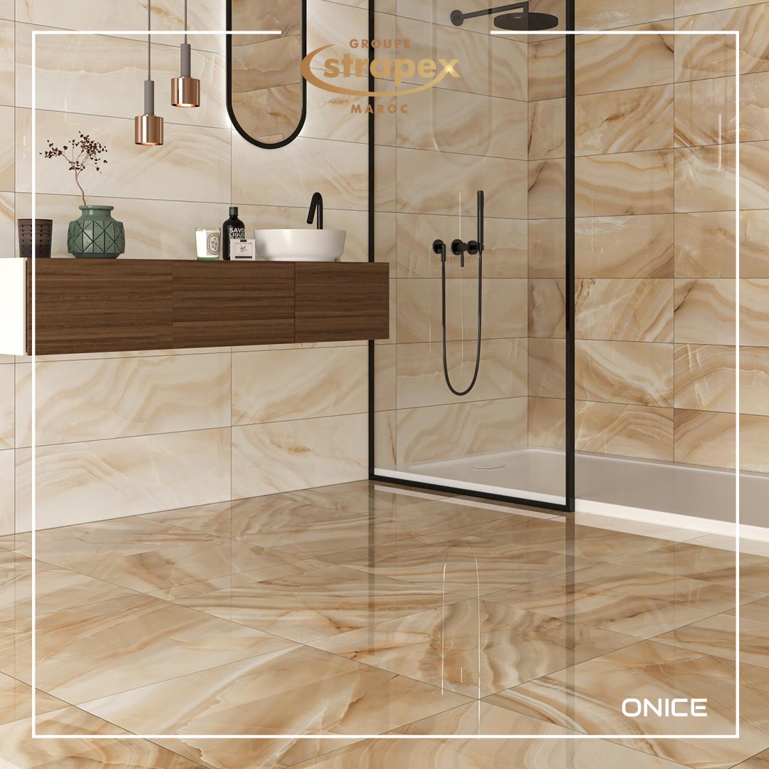 strapexmaroc's tweet photo. Laissez-vous séduire par la série Onice pour faire de votre salle de bain un espace de détente unique.

#carrelage #ceramics #art #strapex #style #architecture #deco #interior #inspiration #design #chicdesign #renovation #décorateur #modern #luxury #decoration #Casablanca #Agadir https://t.co/nTifDrC3Hu