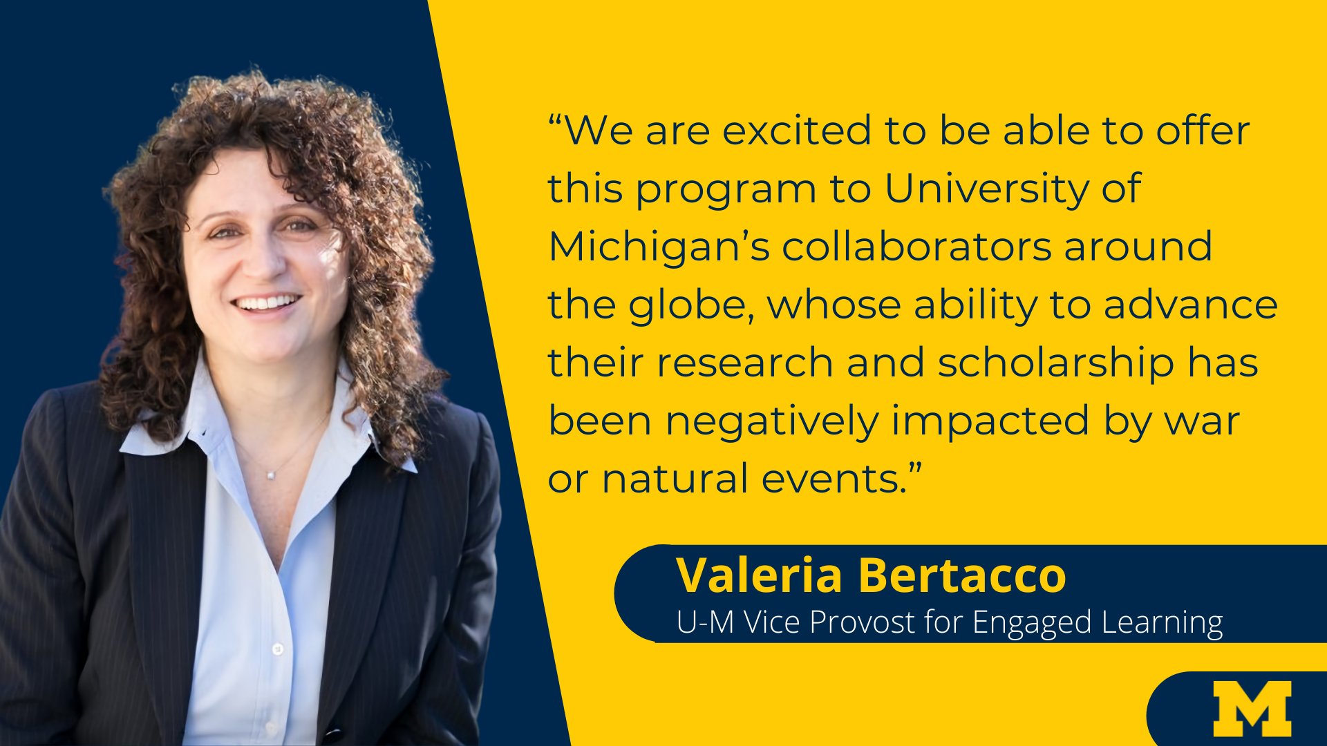University of Michigan on Twitter "The Michigan Virtual Provost
