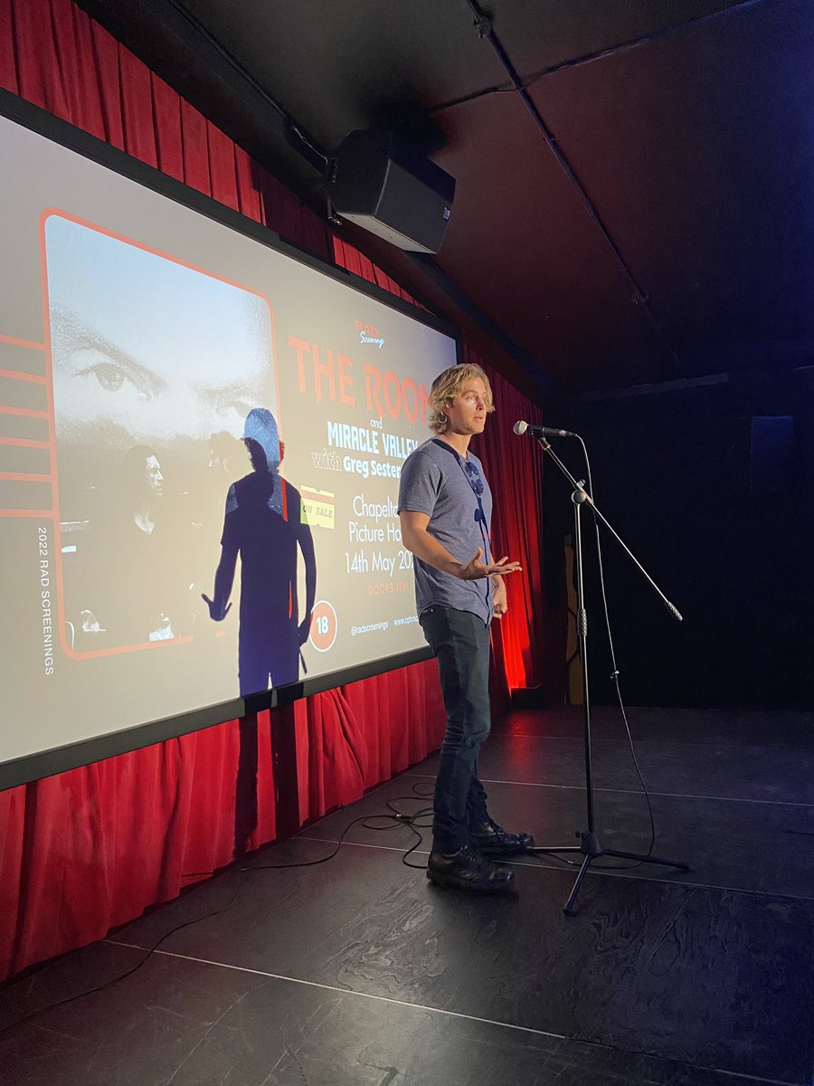 RADscreenings's tweet photo. Oh hi! @gregsestero is with us at @CPHMCR! There are still a handful of tickets left for The Room at 16:30 &amp; 20:00! 🏈

https://t.co/sohwI2UbD9 https://t.co/UinvoWkBrY