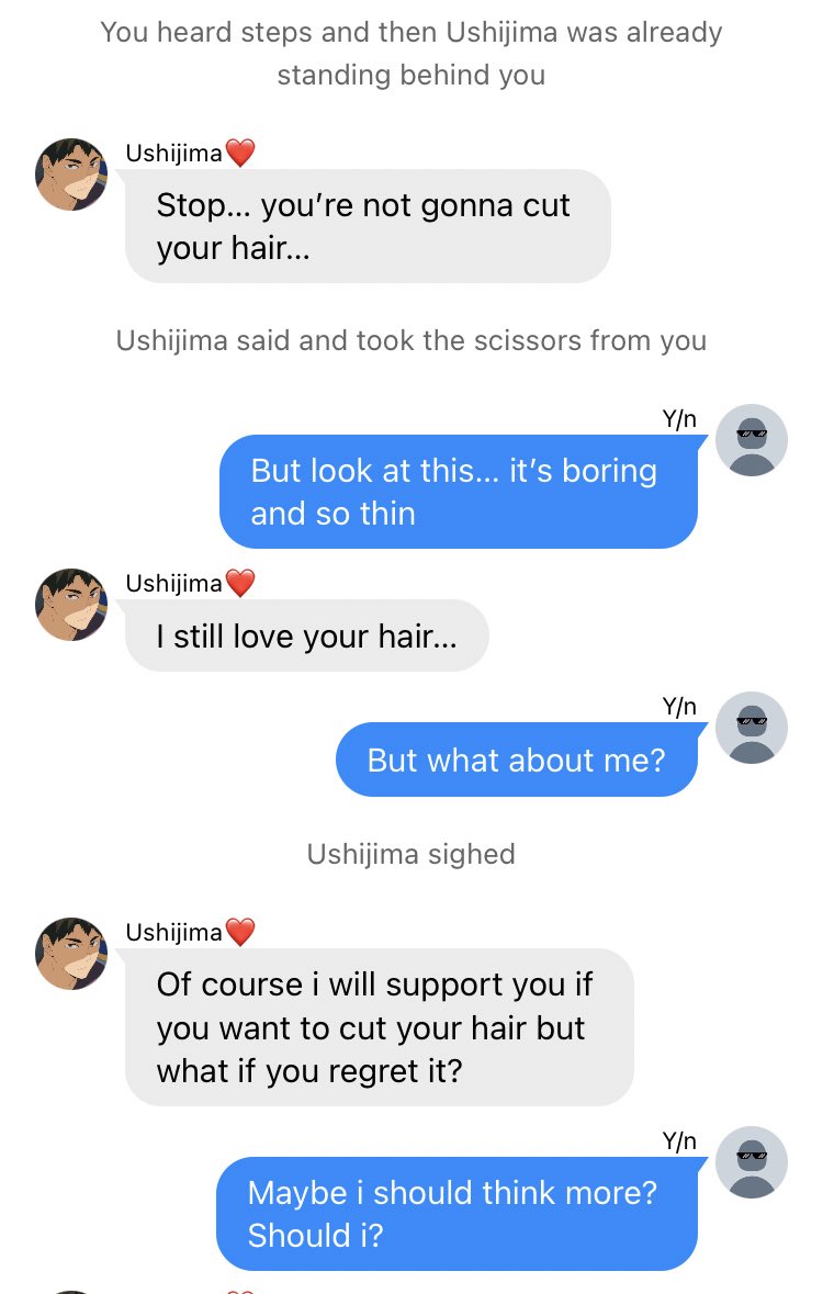 ddemooon's tweet photo. Ushijima - Thin hair https://t.co/riG9wsKSRa