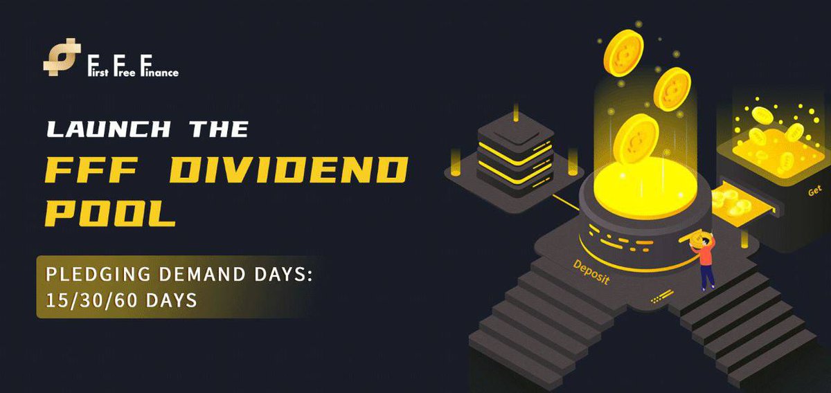 ProjectFFF's tweet image. The team is about to launch the FFF dividend pool section
 using FFF staking,
 Pledging demand days: 15/30/60 days.
 2390 FFF will be produced every day, equivalent FFFT
 According to FFF pledge weight distribution.
 Follow us for specific details.