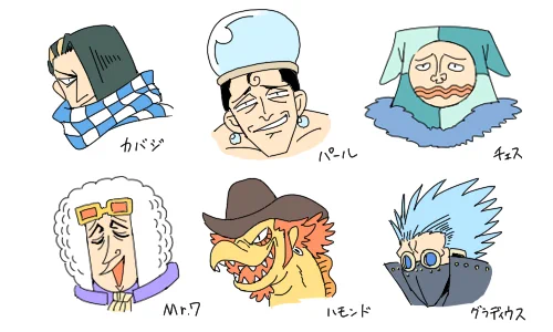 ワンピの好きな男キャラ描きました 対戦よろしくお願いします 