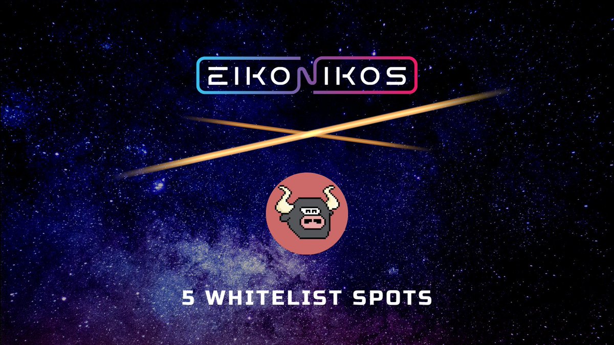 SuperBull_io's tweet image. 🎉EIKONIKOS x Hornnies🎉

Eikonikos is giving away 5 whitelist spots❤️

TO ENTER:
1⃣ Like, Retweet &amp;amp; Tag 3 friends
2⃣ Join their discord: discord.gg/eikonikos 
3⃣ Follow @Eikonikos_HQ &amp;amp; @hornniesNFT 

Ends in 24 hours!⌛️

#NFTs #CNFT #EIKONIKOS #Hornnies