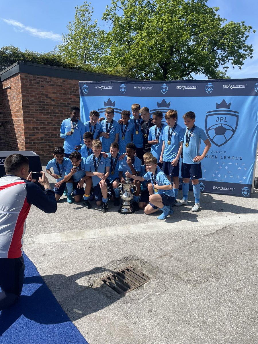 TotalFutbol2019's tweet photo. Congratulations to our u13’s who was crowned JPL National Cup Champions after running out winners against a very strong @tranmere_s, thanks for having us @jpluk @thesilkmen @Teamgrassroots_ #jpl #national #champion https://t.co/n653kk7EOY