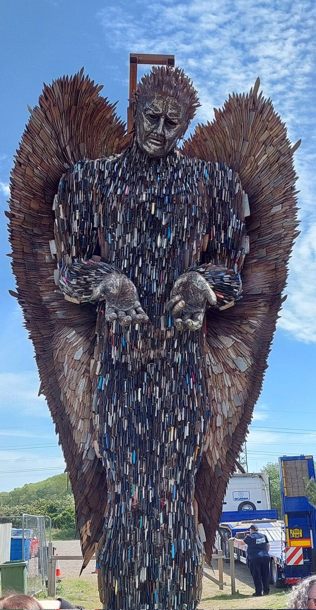 Community Engagement, welcoming the Knife Angel to Wellingborough and Peace March