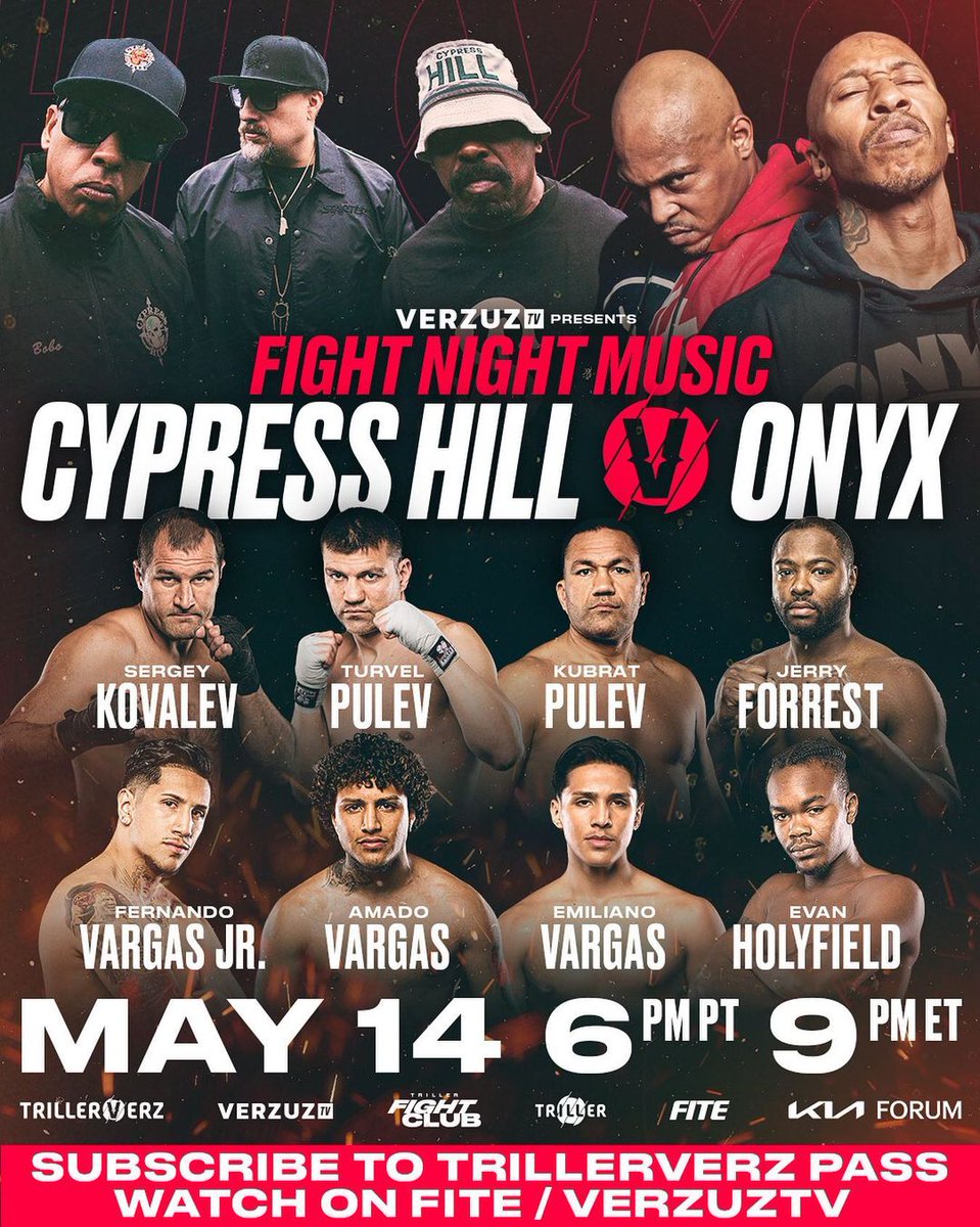 Triller_TV's tweet photo. TONIGHT'S co-headliner and headliner promise to be explosive💣💣
#KovalevPulev #PulevForrest #VargasDynasty
Watch #TrillerVerz5 on FITE
🔓Preshow: https://t.co/EmDVnLqWqR
🥊🎵Main card: https://t.co/IRk4TP3U5k
#TrillerVerz Pass is only $2.99/mo or $29.99/yr https://t.co/Ko1WlzK70t