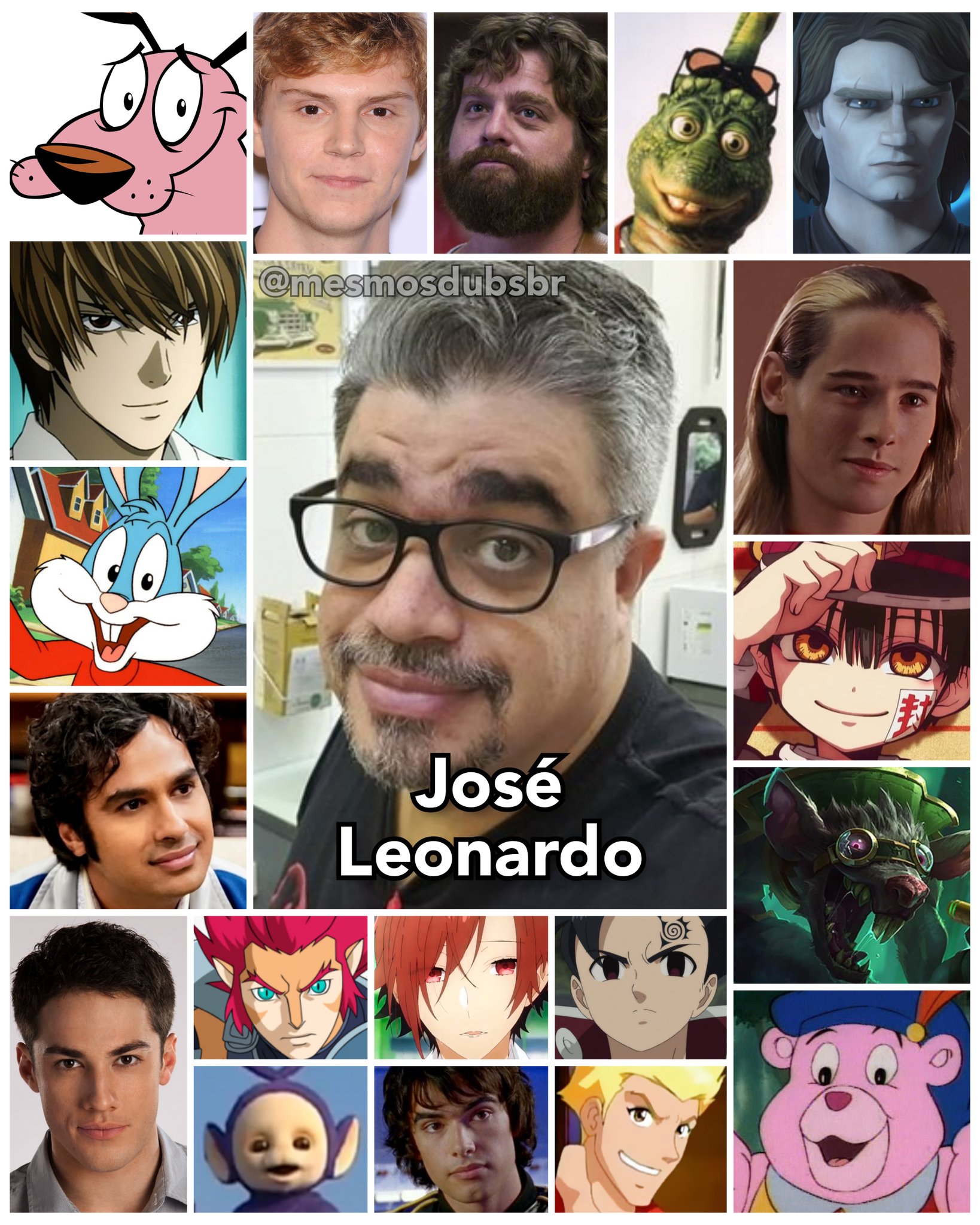 JOSÉ (ZÉ) LEONARDO DUBLADOR - Light Yagami / Kira - Death Note - Perninha -  Bob - #PapoComNatan #25 