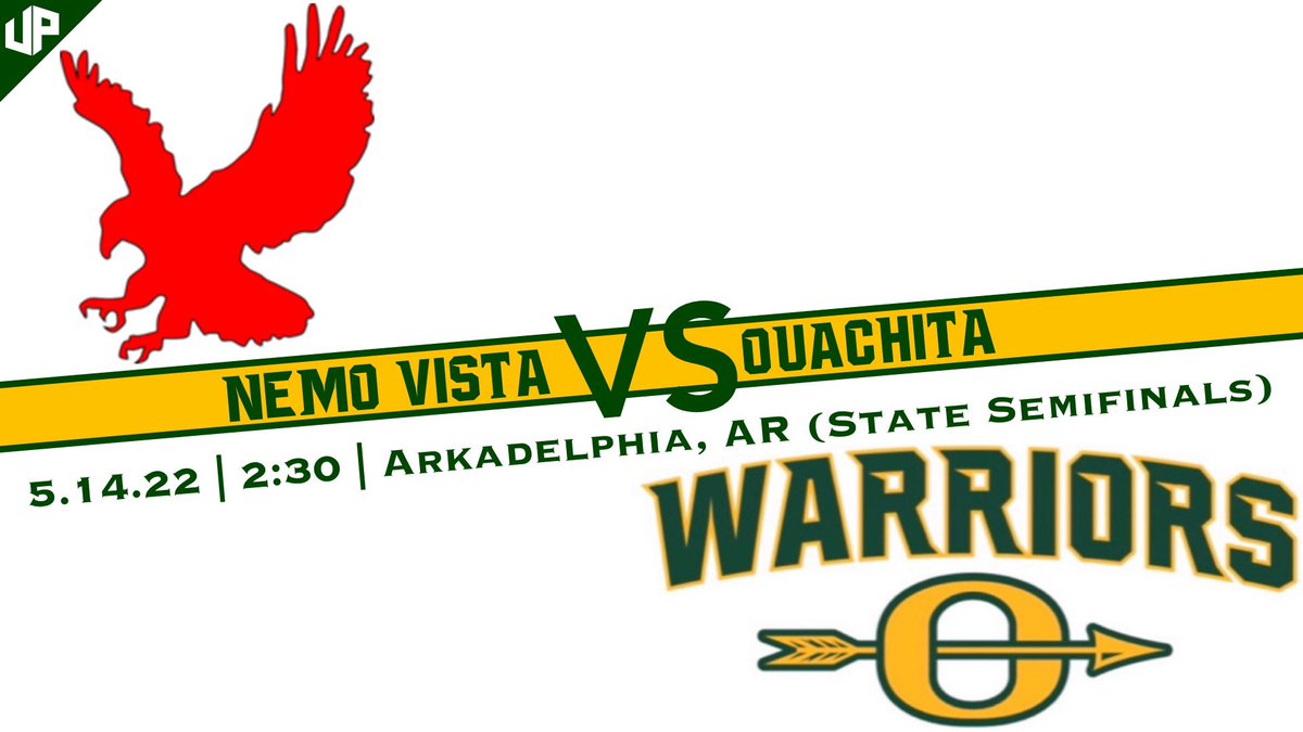 Anthony Nail (@coachnail) on Twitter photo It’s state semifinal gameday! The Warriors take on Nemo Vista with a spot in next weekend’s state championship game up for grabs. First pitch is scheduled for 2:30 at Arkadelphia Youth Sports Complex.
<a href="/swsportsmedia/">swsportsmedia</a> @AR_HSBCA @CoachKBo <a href="/k_sutherlandAR/">Kyle Sutherland</a> It’s state semifinal gameday! The Warriors take on Nemo Vista with a spot in next weekend’s state championship game up for grabs. First pitch is scheduled for 2:30 at Arkadelphia Youth Sports Complex.
<a href="/swsportsmedia/">swsportsmedia</a> @AR_HSBCA @CoachKBo <a href="/k_sutherlandAR/">Kyle Sutherland</a>
