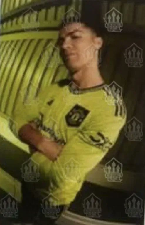 Leaked: Cristiano Ronaldo in the new 22/23 #mufc home, away and third kit 🔴⚪️🟡