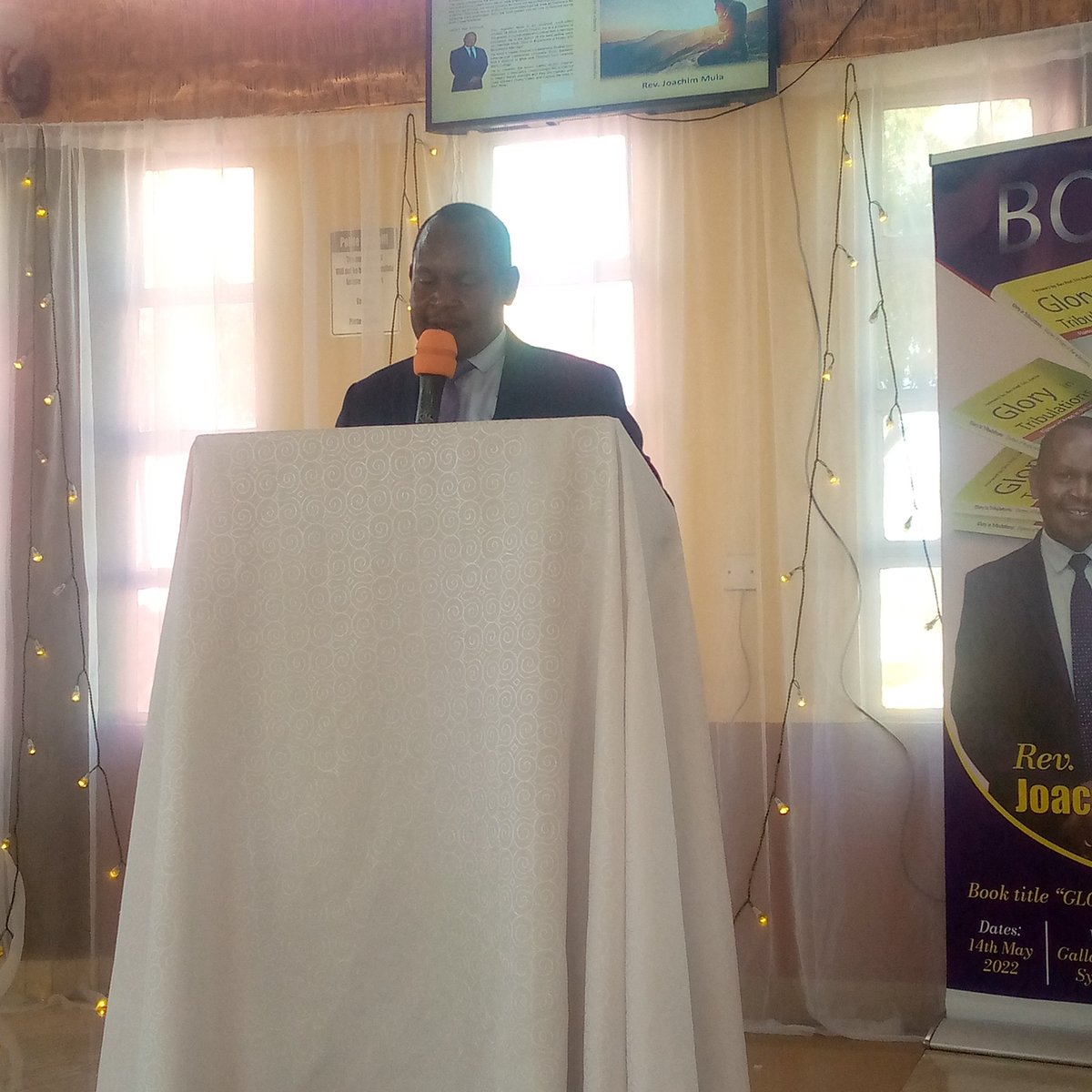 gladysshila's tweet photo. Today marks a very special day for day for my own pastor @revjoachimmuia for your great achievement. As you lauch your book today I do congratulate you. You have the bar too high. 👏👏
Our media crew  @Moseskamakya 
@thiani https://t.co/FSzYBCD9Cv