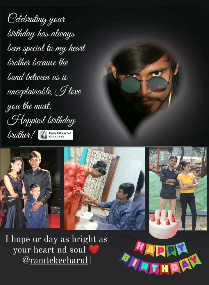 ar_ramteke's tweet photo. Wish You a very Happy Birthday  🥳🥳 @ramteke_charul https://t.co/laGGWx8h8X