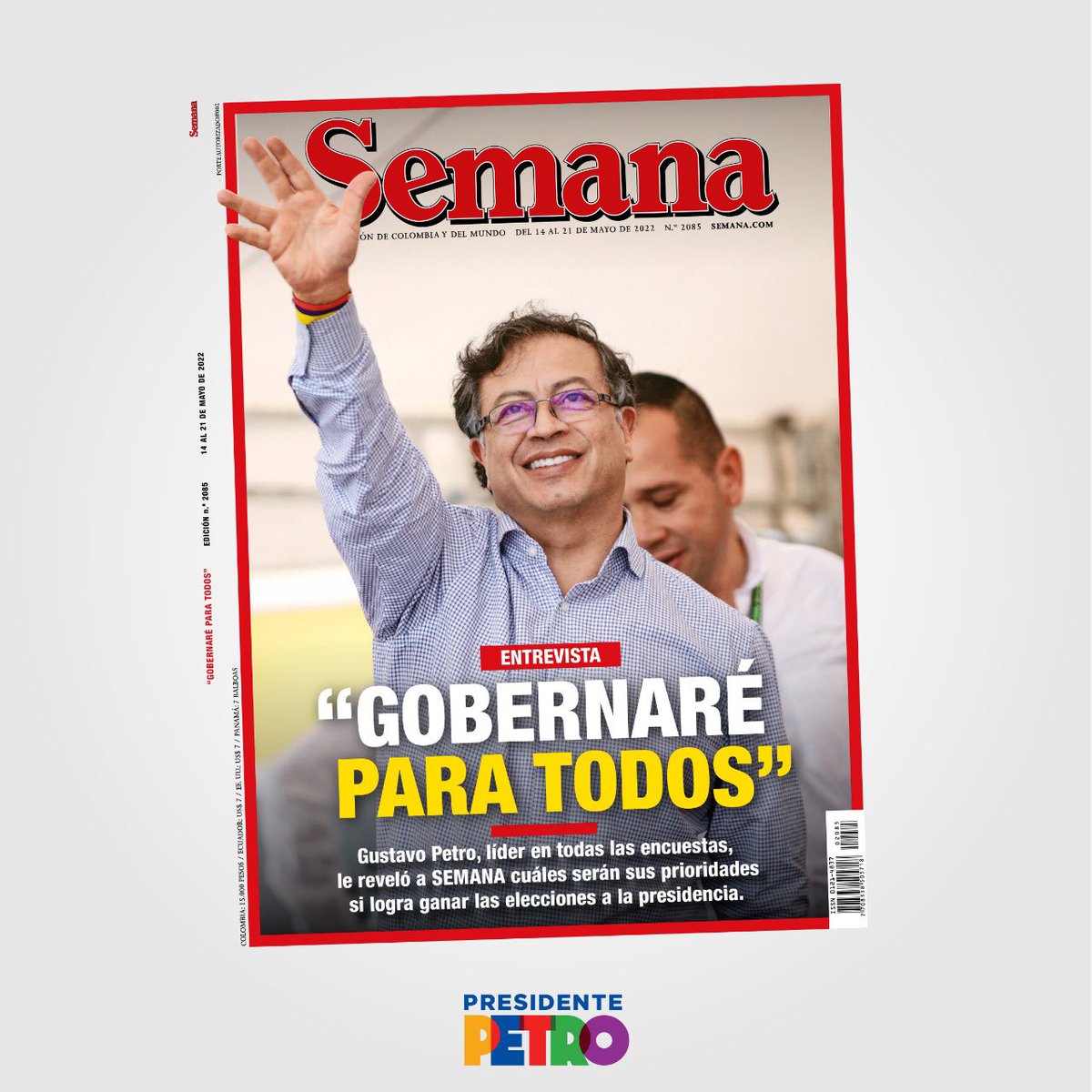Gustavo Petro (@petrogustavo) on Twitter photo 
