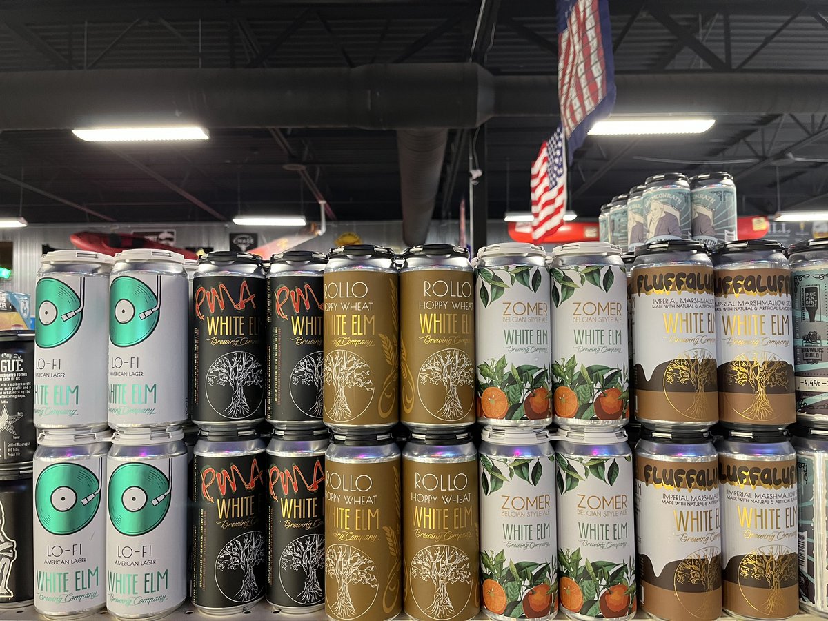 Love it when we get a White Elm drop! <a href="/WhiteElmBeer/">White Elm Brewing Co</a> #lnk