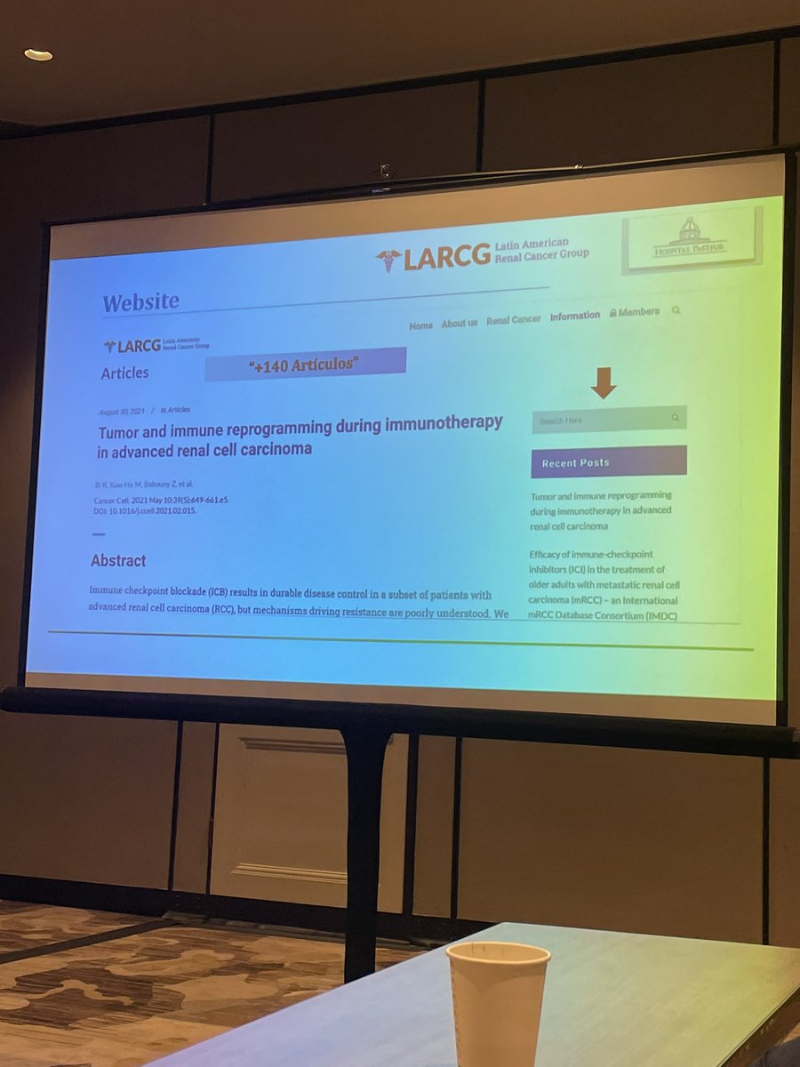 Reunión del <a href="/larcg_org/">LARCG</a> Latín American Renal Cancer Group #AUA22 
<a href="/StenioZequi/">Stenio Zequi</a> <a href="/DiegoAbreuC1/">Diego Abreu</a> <a href="/DrAlbMJurado/">Alberto Jurado</a> <a href="/TobiaIgnacio/">Ignacio Tobia</a> 

<a href="/AmerUrological/">Amer. Urol. Assn.</a>