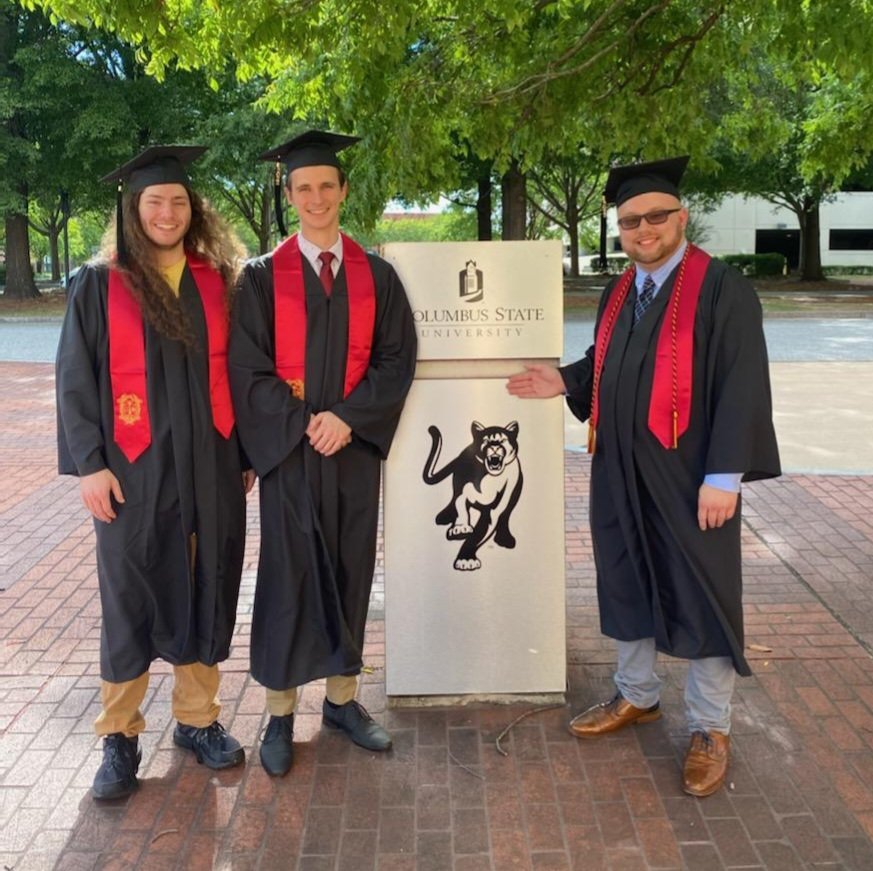 Teem's tweet image. #CSUCLASSOF202 
Look out music world @CSU is releasing these guys out into the world today. Congrats!!!