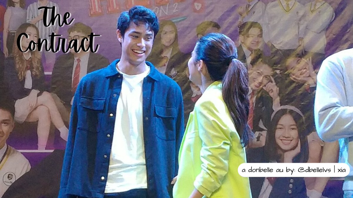 dbellelvs's tweet photo. 🖊️ • the contract •
— a #DonBelle au wherein...

Debs and Gio signed a paper from their fans who wants an autograph from them, without them know that it's not just a normal paper, but a marriage contract. https://t.co/8XasYKiC9o