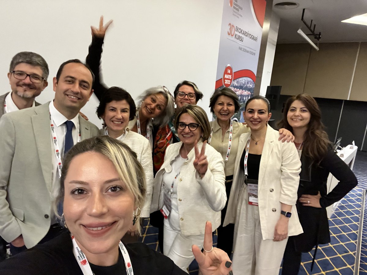 Our big big big cardiovascular imaging family of Turkish Society of Cardiology🥰🥰🥰 <a href="/gamzebaburguler/">Gamze Babur Güler</a> <a href="/AgcaFahriye/">Fahriye Ağca</a> <a href="/kahvecimd/">Gökhan Kahveci</a> <a href="/OzanGrsoy6/">Ozan Gürsoy</a> ve tüm mükemmel hocalarımız, arkadaşlarımız🥰🥰🥰