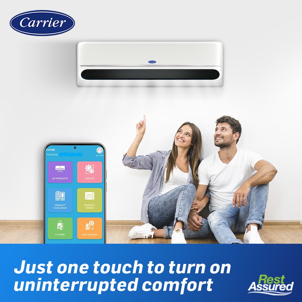 CarrierMideaInd's tweet photo. With an easy-to-use smart mobile app "CMI Cool Connect" that lets you book a service appointment, without stepping out of your comfort zone.
#CarrierComfort #FromTheInventors
#carriermideaindia #mymode #smartmeetscool #madeinindia #mycarrierindusac https://t.co/D09SDhBsdi