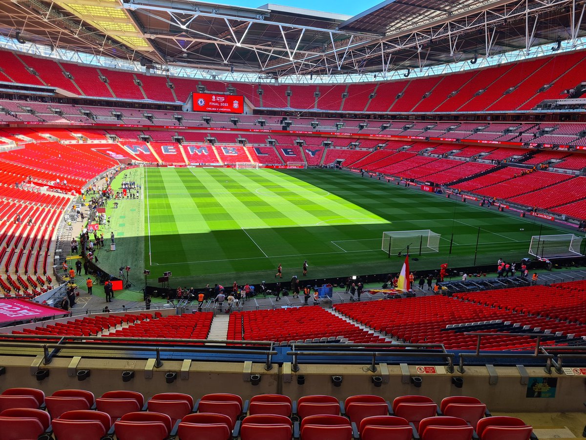 IainWiseman's tweet photo. Not to copy @timmyknostrils but horrible seats for the Final... thanks @SarahWiseman1 https://t.co/b7ptSEHKs8