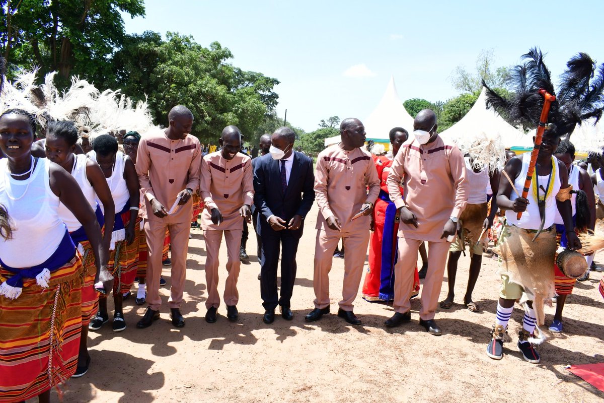 Thomas_Tayebwa's tweet image. Today morning, i joined colleagues to witness the wedding of Mr. Kenneth Orik and Hon. Beatrice Akori, the Woman MP for Agago District at Lira Palwo Christ Church in Agago District. I urged the couple to remain true to the vows made