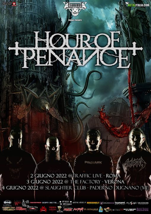 Hour of Penance (@hourofpenance) on Twitter photo Le date italiane si avvicinano ! <a href="/Metalitalia/">Metalitalia.com</a> vi da la possibilità di vincere dei biglietti omaggio , trovate i link qui sotto :
metalitalia.com/.../hour-of-pe…
metalitalia.com/.../hour-of-pe…
#deathmetal #italiandeathmetal #hourofpenance #metalitalia #metalitaliano #concerti #fuckcovid Le date italiane si avvicinano ! <a href="/Metalitalia/">Metalitalia.com</a> vi da la possibilità di vincere dei biglietti omaggio , trovate i link qui sotto :
metalitalia.com/.../hour-of-pe…
metalitalia.com/.../hour-of-pe…
#deathmetal #italiandeathmetal #hourofpenance #metalitalia #metalitaliano #concerti #fuckcovid