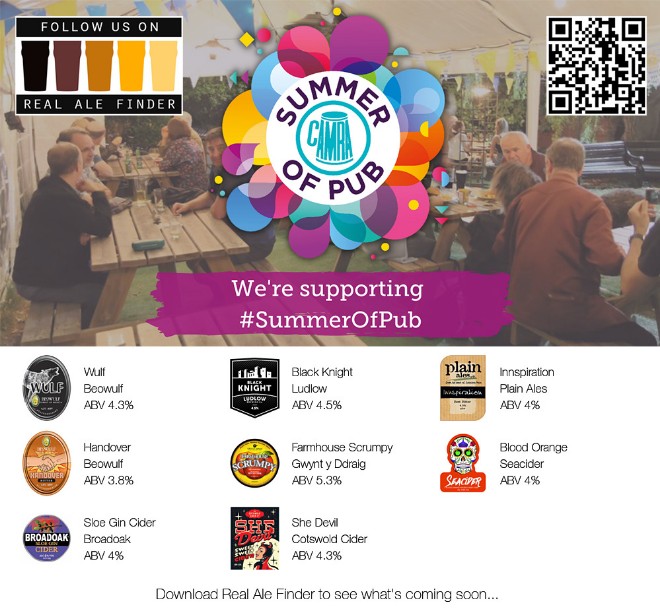 KMicropub's tweet photo. On the bar today!
Beer Board: https://t.co/htLajwSNdB

#SummerOfPub #CAMRA @BeowulfBrewing @ludlowbrewery @PlainAles @Gwyntyddraig @SeaCiderSussex @FetchTheDrinks @wolvescamra
#RealAleFinder https://t.co/12Rlz3U9u3